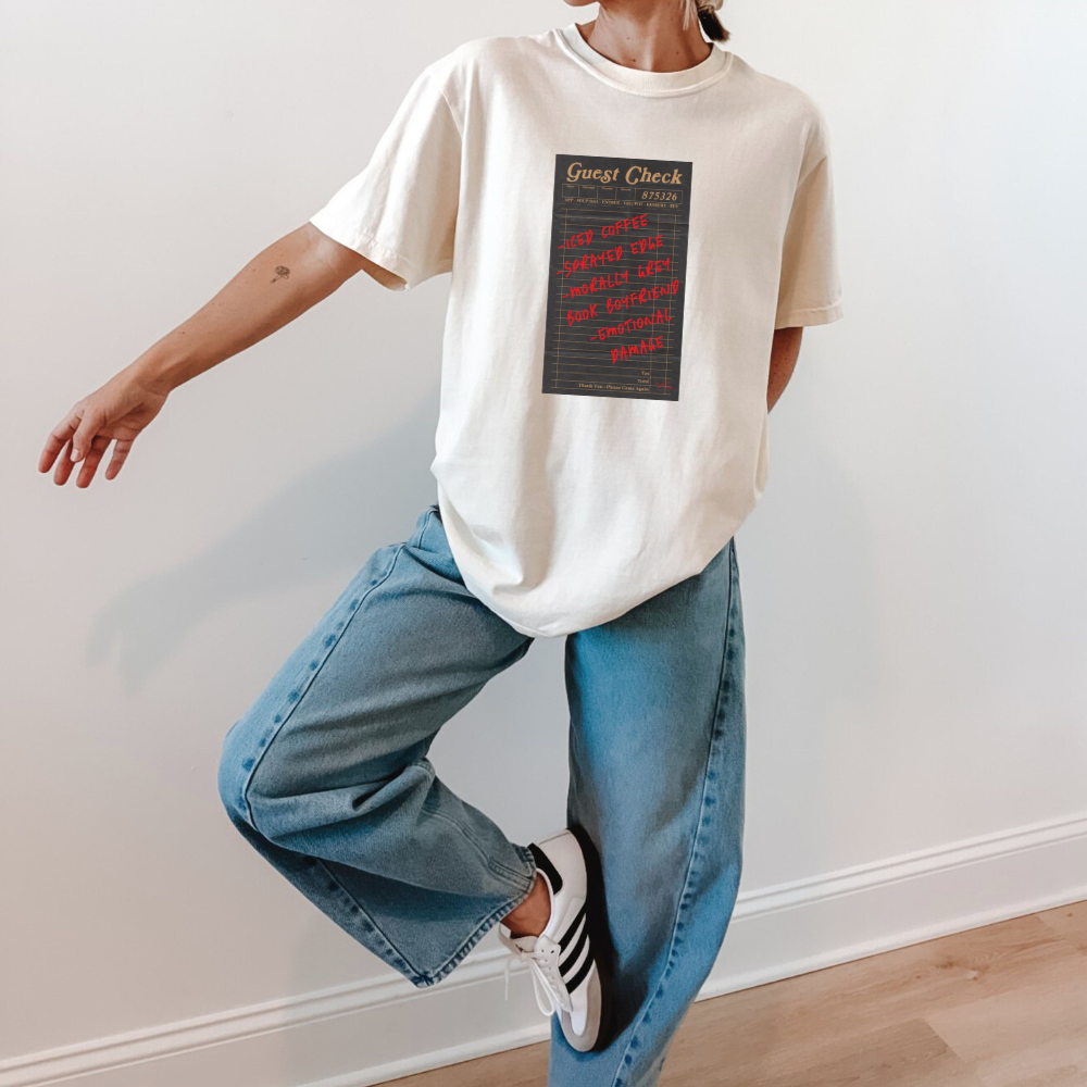 Iced Coffee + Books Tee