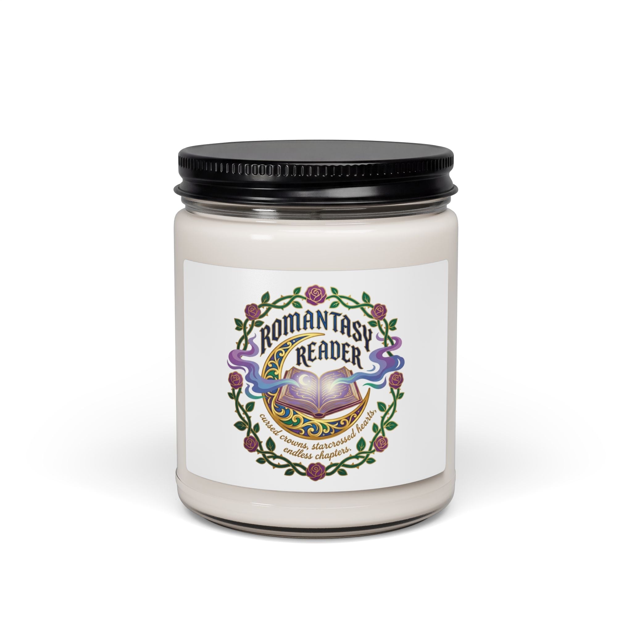 Romantasy Reader Candle, scented soy candle | enchanted, book lover
