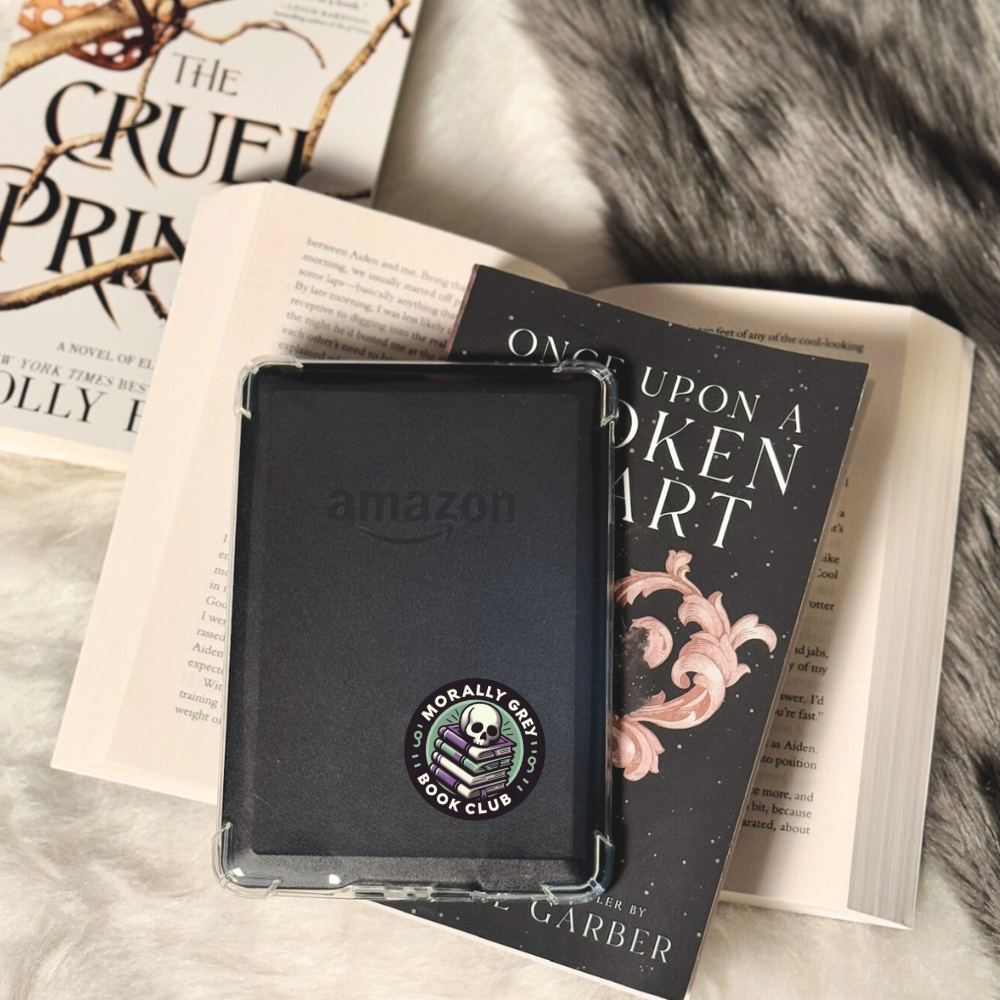 Morally Grey Book Club Vinyl Bookish Sticker