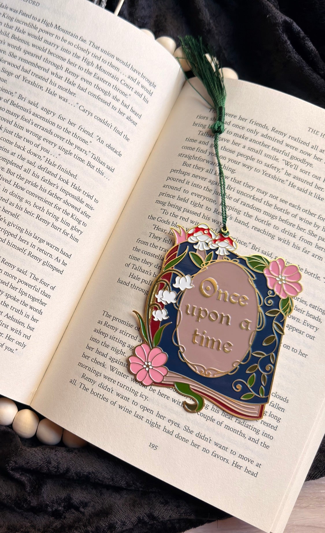 Once Upon a Time Metal Bookmark