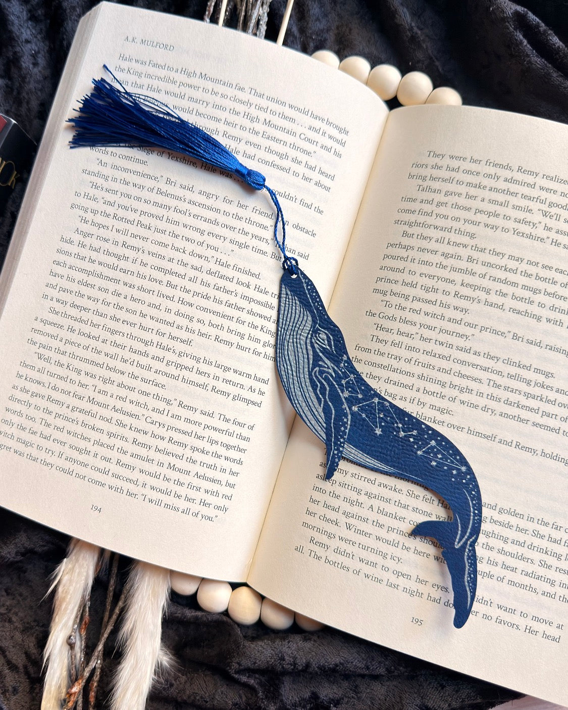 Celestial Whale Bookmark