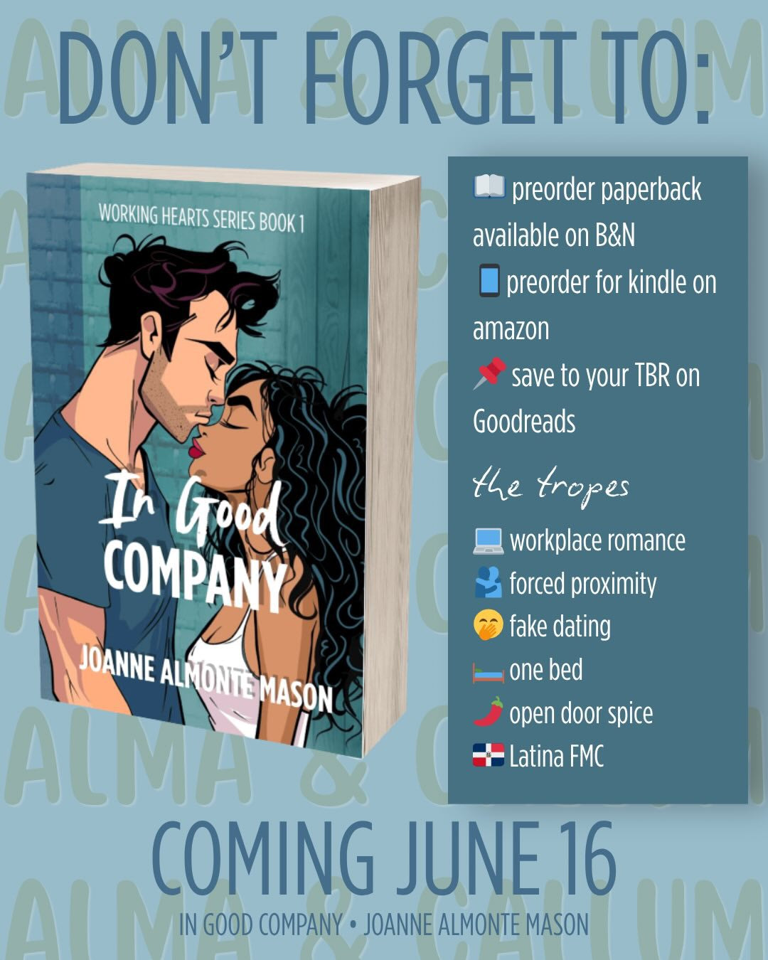 Preorder - In Good Company: A Fake Dating Workplace Romance