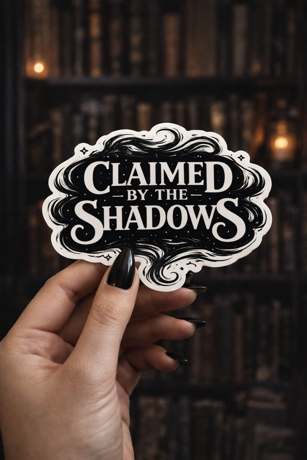 Claimed By Shadows Vinyl Bookish Sticker
