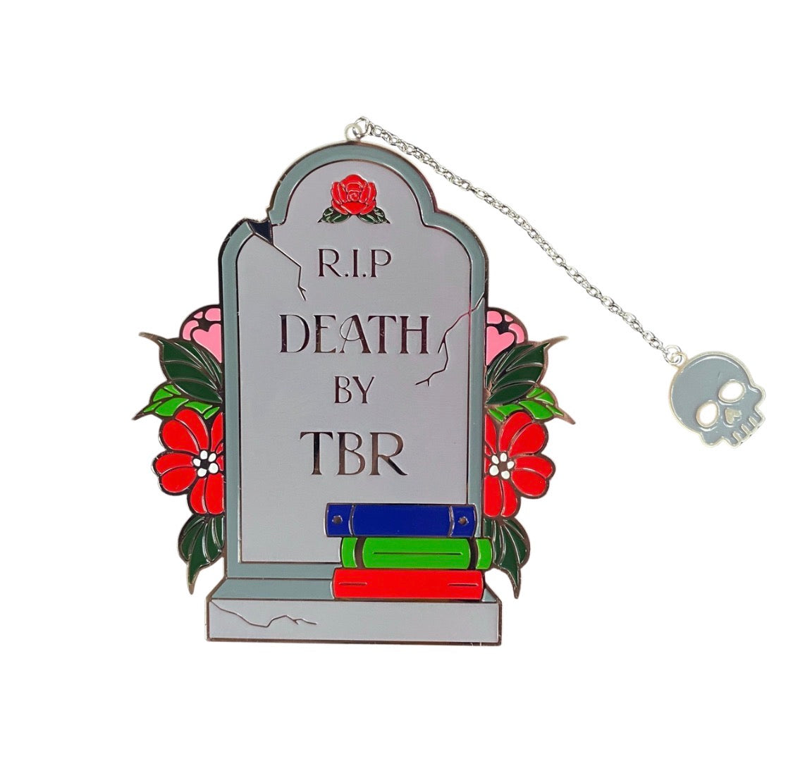 Death By Tbr Metal Bookmark