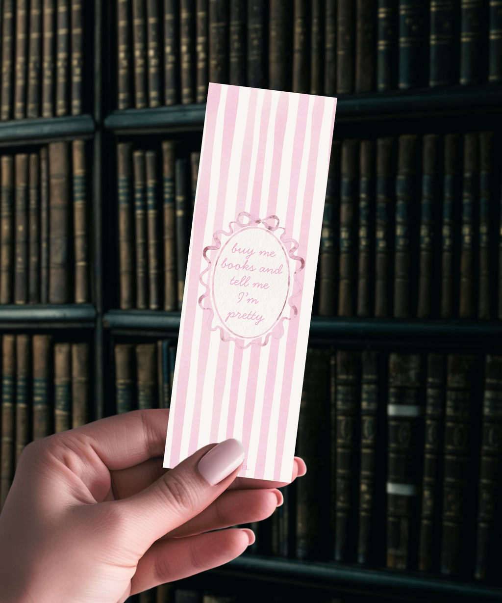 Buy Me Books Coquette Bookmark