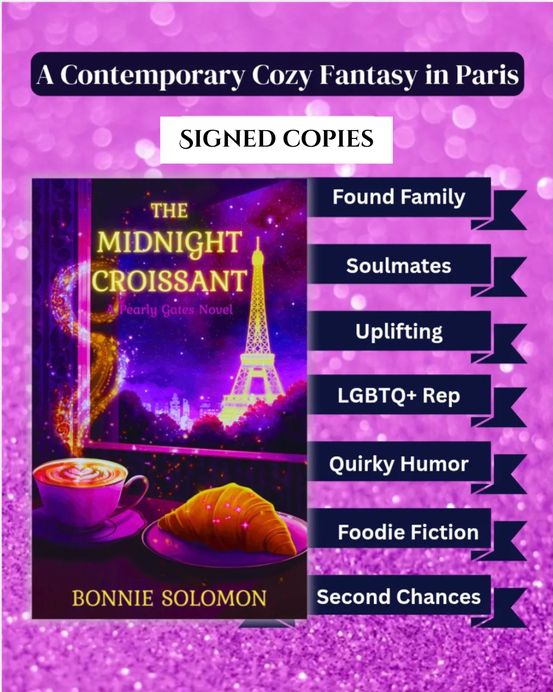 The Midnight Croissant: A Contemporary Cozy Fantasy in Paris (Pearly Gates)