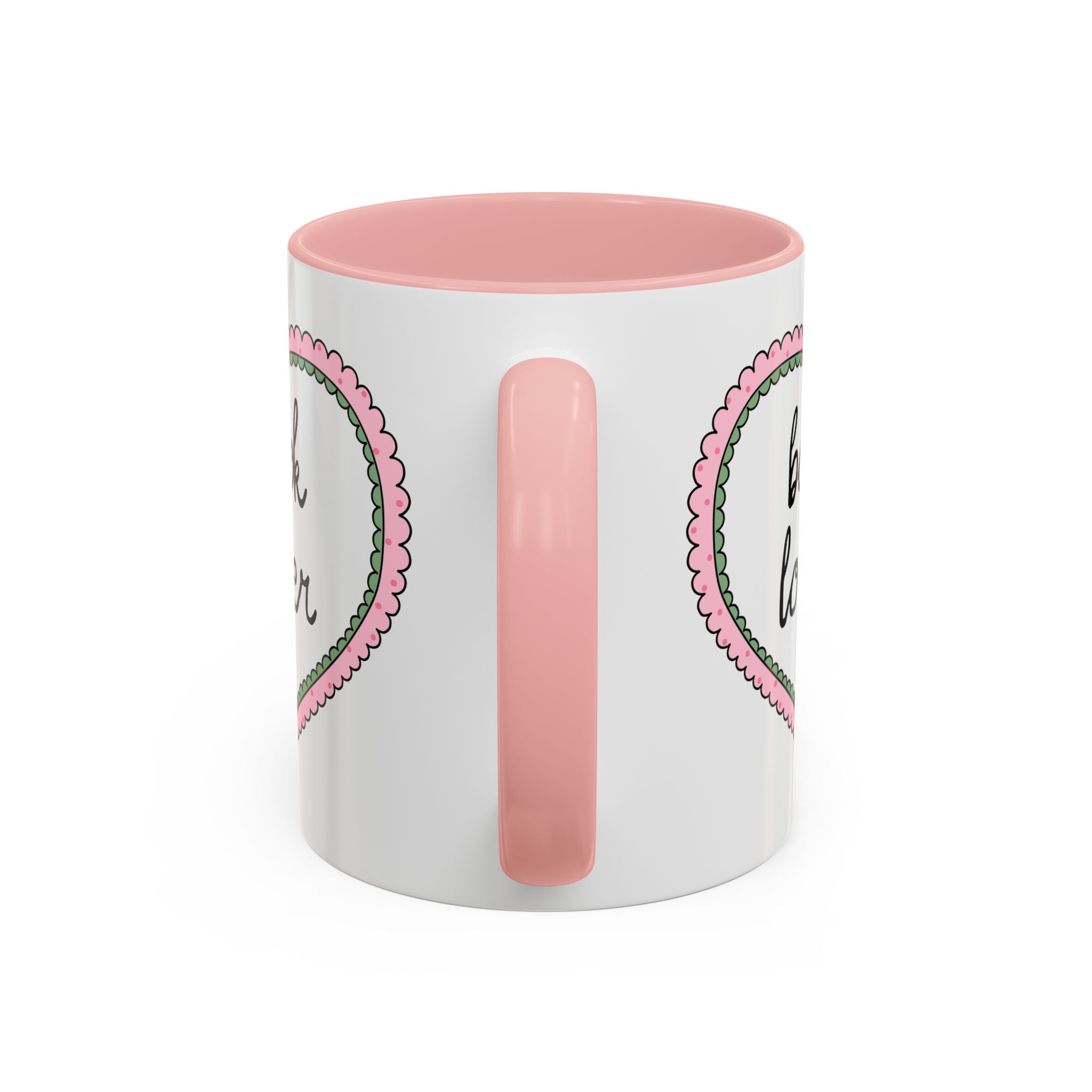 Book Lover Coffee Mug with Heart