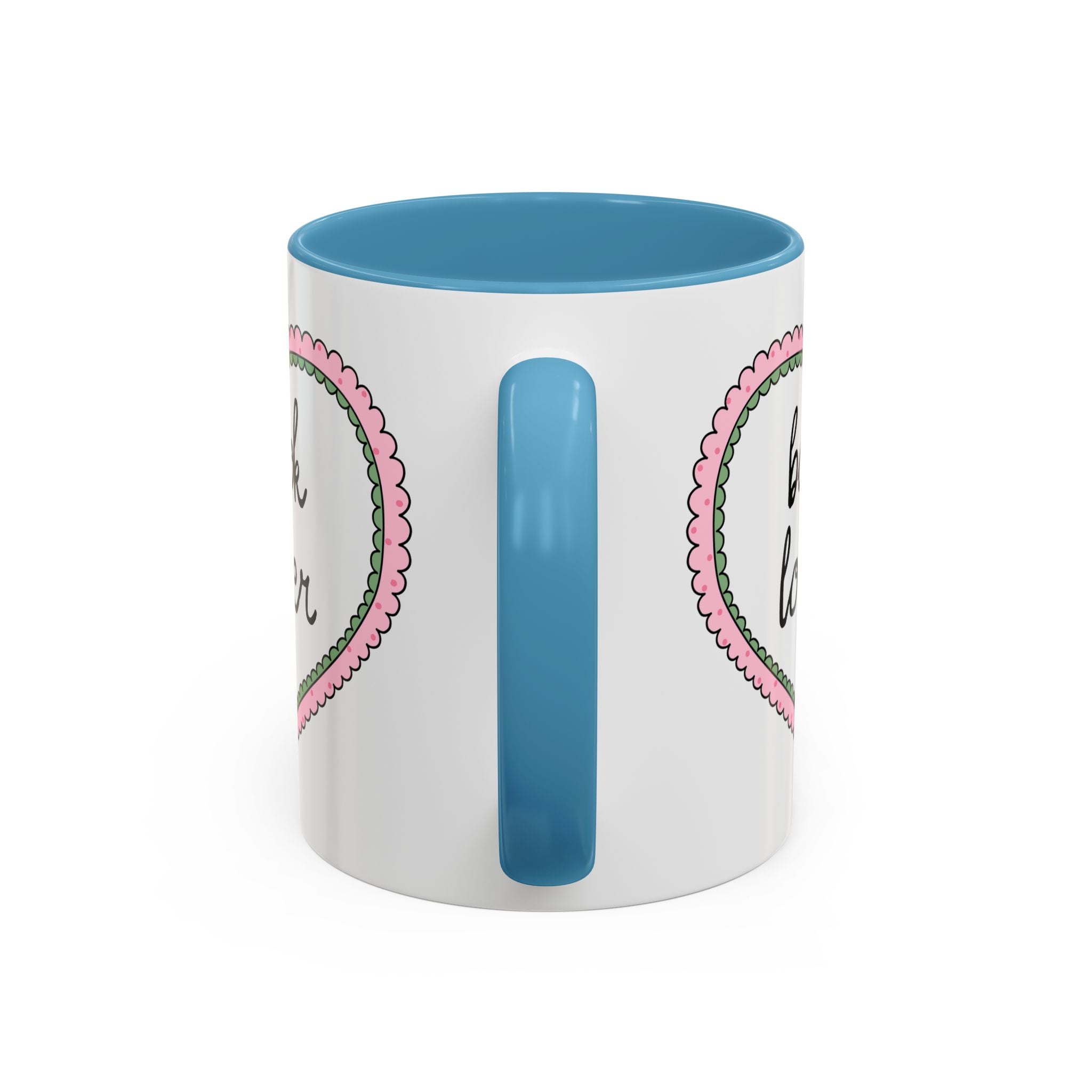 Book Lover Coffee Mug with Heart